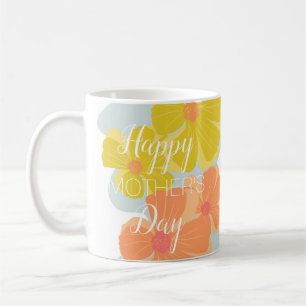 Caneca De Café Foto Quadro Flores Dia das Mães