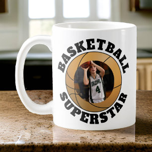 Caneca De Café Foto Superstar de Basquete