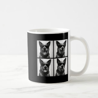 Caneca De Café Fotocabine Australian Cattle Dog Selfie Engraçado