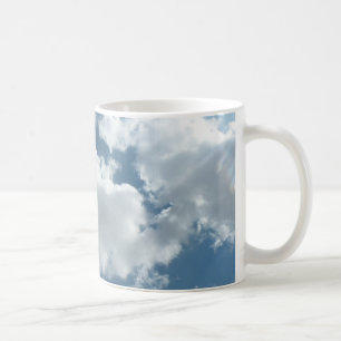Caneca De Café Fotografia Abstrata de Céu Nublado