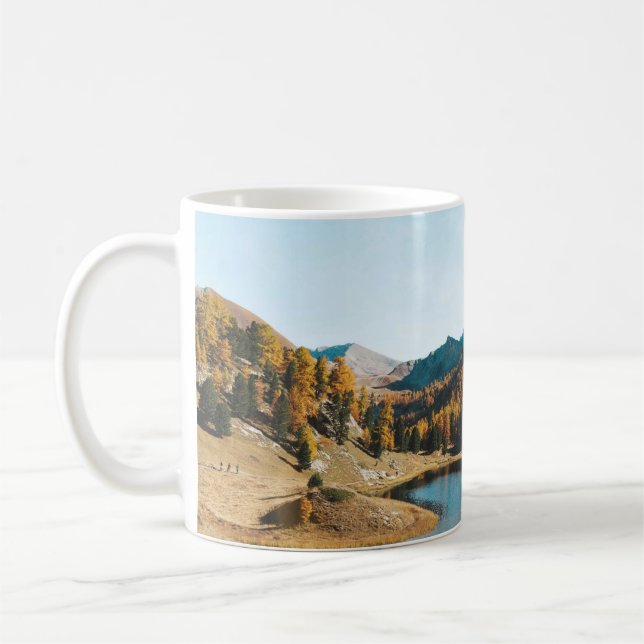CANECA DE CAFÉ FOTOGRAFIA AERIAL DA ESTRADA CONCRETA (Esquerda)
