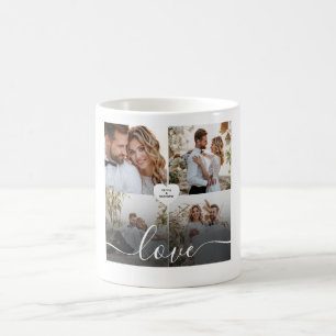 Caneca De Café Fotografia da Collagem de Amor design