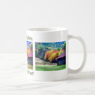 Caneca De Café Fotografia da Folhagem do Barn do Cigarro