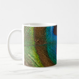 Caneca De Café Fotografia da pena de pavão