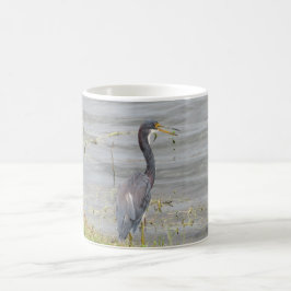 Caneca de Café Fotografia da Vida Selvagem do Garç