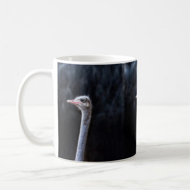 Caneca De Café Fotografia de Avestruz (Esquerda)