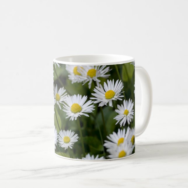 Caneca de Café - Fotografia de Margaridas Selvagen (Frente Esquerda)