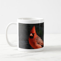 Caneca De Café Fotografia de Pássaro Vermelho Cardinal do Norte