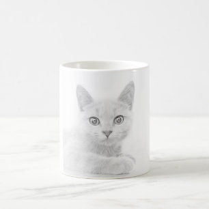 Caneca De Café Fotografia de retrato de Kitten SUPER CUTE