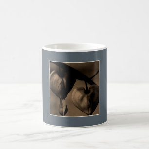Caneca De Café Fotografia de Retrato Floral Asiático Hemorragia C