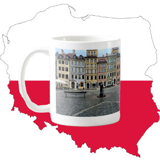 Caneca De Café Fotografia do Polônia da Cidade Antiga de Varsóvia