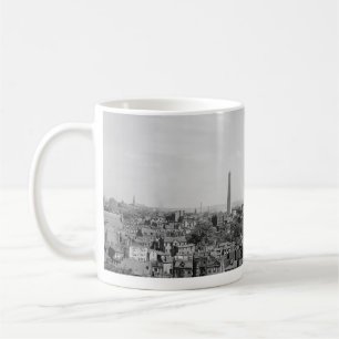 Caneca De Café Fotografia do vintage de Charlestown Massachusetts
