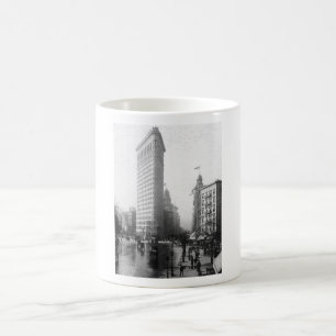 Caneca De Café Fotografia do vintage do Flatiron que constrói NY