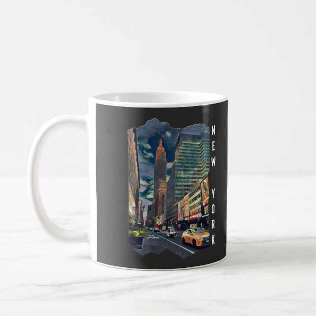 Caneca De Café Fotografia estética de Nova Iorque (Esquerda)