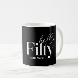 Caneca De Café Fotografia mínima moderna de 50 anos