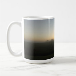 Caneca De Café Fotografia Natural do Nascer do Sol numa Manhã na 