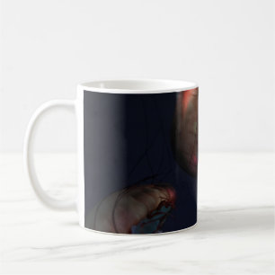 CANECA DE CAFÉ FOTOGRAFIA SUBÁGUA DE DOIS PEIXES-VERMELHOS