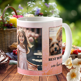 Caneca De Café Fotografias Personalizadas Melhor Mãe De Cor De La