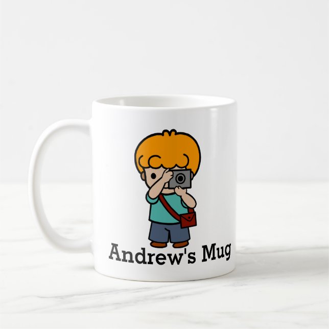 Caneca De Café Fotógrafo (Esquerda)