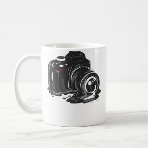 Caneca De Café Fotógrafo Derretendo Câmera Fotografia