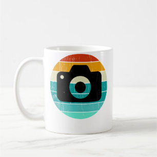Caneca De Café Fotógrafo Retro Vintage Câmera Gráfica Fotogra