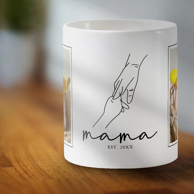 Caneca De Café Fotos Mama Estabelecida 2 (Criador carregado)