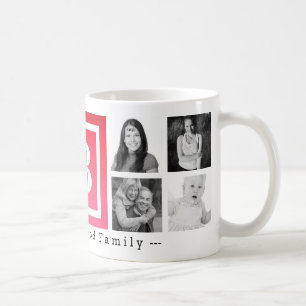 Caneca De Café Fotos personalizadas da família 8 de Ombre