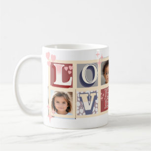 Caneca De Café Fotos personalizadas do Dia de os namorados Vintag