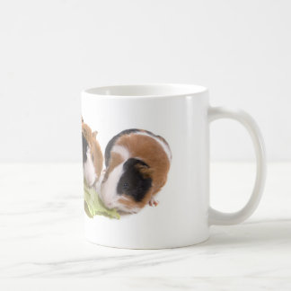 Caneca De Café four guinea pigs who eat,