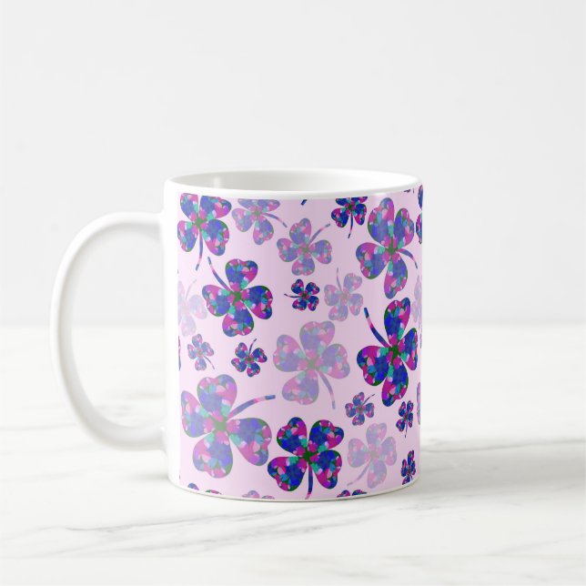 Caneca De Café Four leaf fortune - Klavertjeviergeluk Mok (Esquerda)
