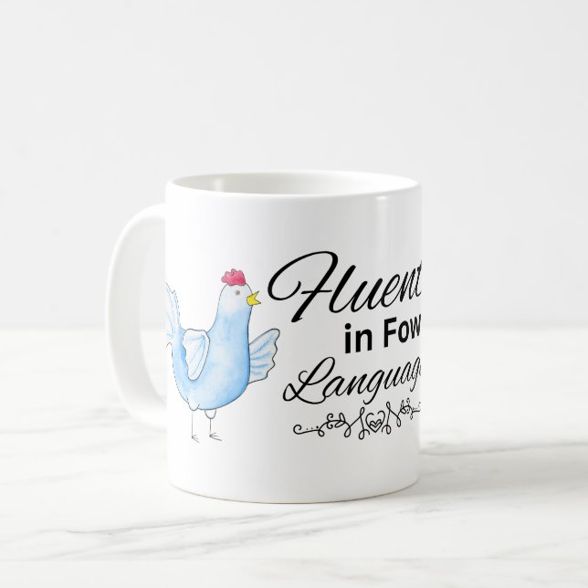 Caneca De Café Fowl Language Mug (Frente Esquerda)