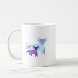 Caneca De Café Fox Lover Legal Olhando Mãe Bebê Raposa Cinto Orig