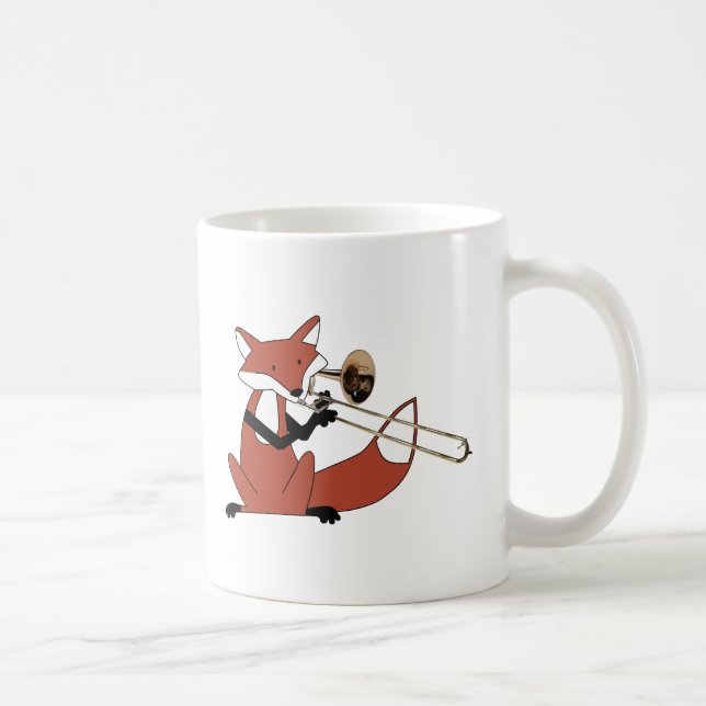 Caneca De Café Fox que joga o Trombone (Direita)