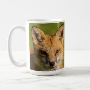 Caneca De Café Fox Retrato Vermelho