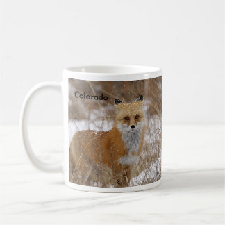 Caneca De Café Fox vermelho e trilhas