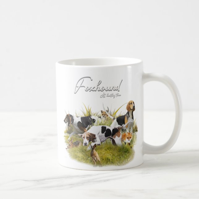 Caneca De Café Foxhound (Direita)