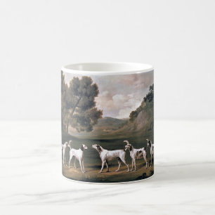 Caneca De Café Foxhounds in a Rural Landscape (por George Stubbs)