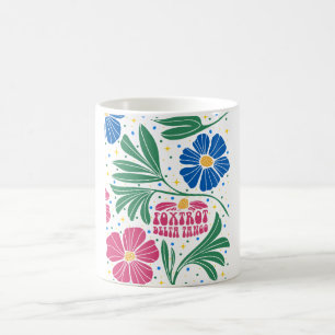 Caneca De Café Foxtrot Delta Tango Flower Boho