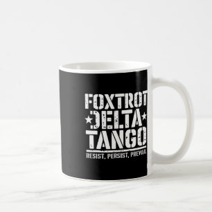 Caneca De Café Foxtrots Deltas Tangos Engraçado Resistência Urso 