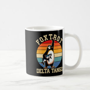 Caneca De Café Foxtrots Deltas Tangos Penguins Anti Trump 3