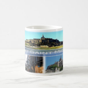 Caneca De Café FR França - Normandia - Santo Mont Michel -