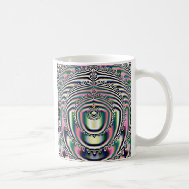 Caneca De Café Fractal 10, Mug (Direita)