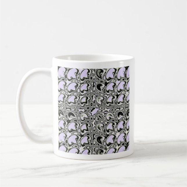 Caneca De Café Fractal 29, Mug (Esquerda)