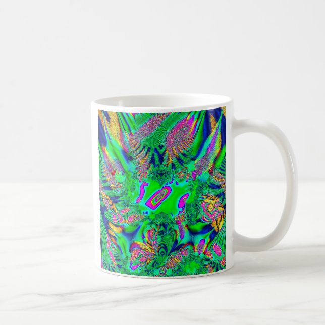 Caneca De Café Fractal 38, Mug (Direita)