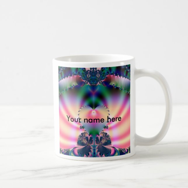 Caneca De Café Fractal 82, Mug (Direita)