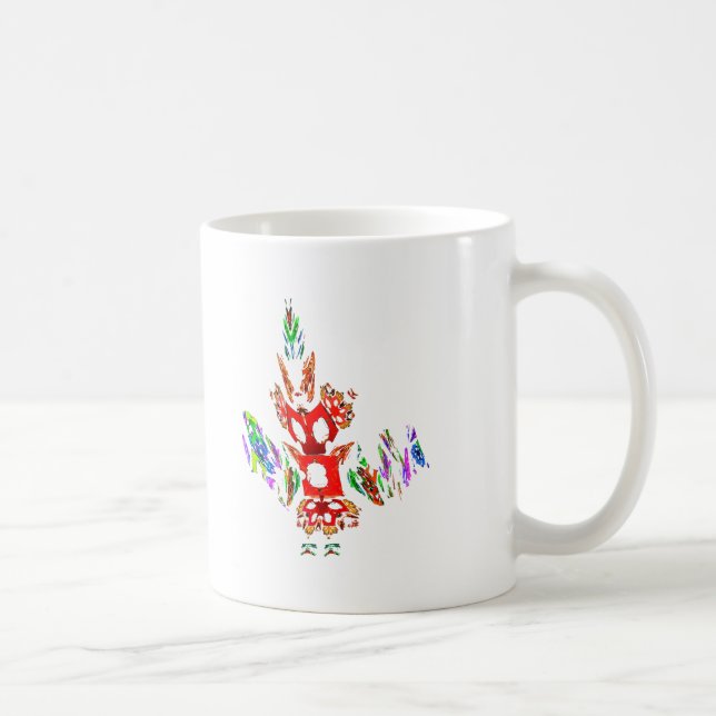 Caneca De Café Fractal - Dançarino Gombay (Direita)