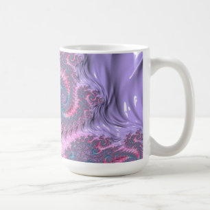 Caneca De Café Fractal de Pastel