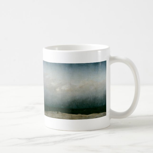 Caneca De Café Frade pelo mar - Caspar David Friedrich do (Direita)