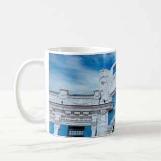 Caneca De Café Fragmento ao estilo Art Nouveau (Jugenstil). O arc