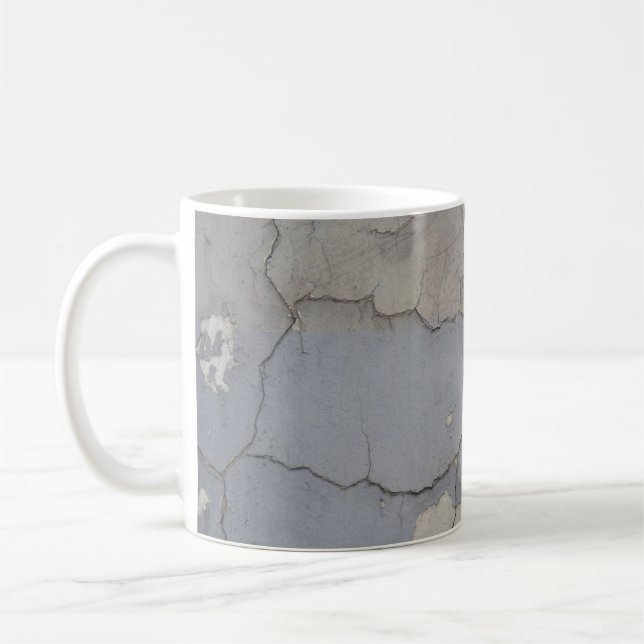 Caneca De Café Fragmento de pedra branca e negra (Esquerda)
